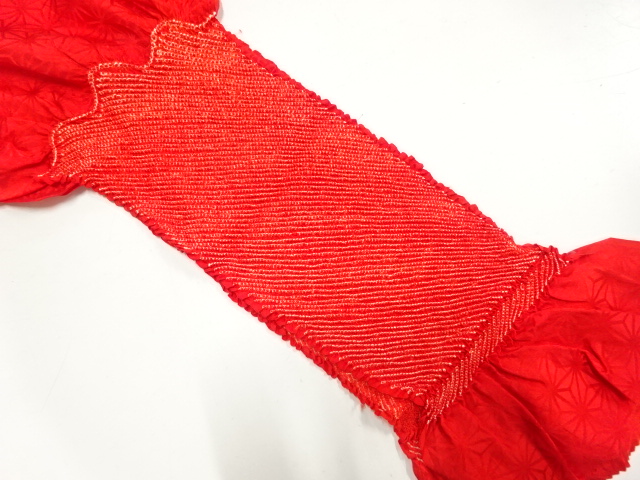 正絹　絞り　帯揚げ